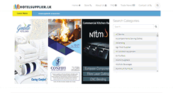 Desktop Screenshot of hotelsupplier.lk
